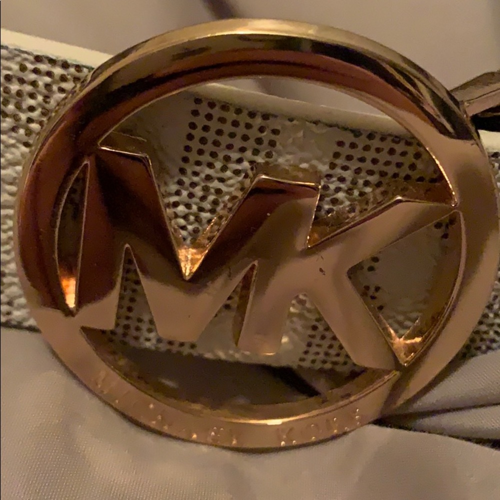 Michael Kors Monogram Logo Reversible Belt